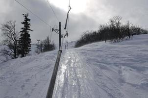 Winter landscape view photo