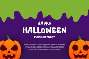 Happy Halloween Background with pumpkin Illustration vector