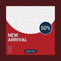 Minimalist and Elegant Style Social Media Post Template, Modern Sales Discount Banner Design for Online Promotion, Editable Social Media Templates, Perfect for Online Promotion vector
