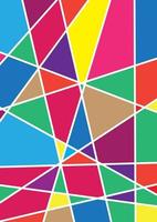 formas geométricas abstractas polígonos, triángulos y rectángulos ilustración vectorial de fondo, concepto de forma de textura de vidrio, diseño de presentación para carteles, volantes. vector