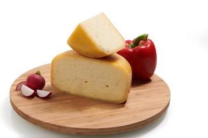 Organic produced Cheese assortment photo