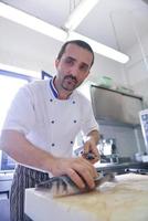 chef preparing food photo