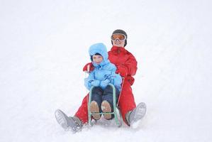 vista de juegos de nieve foto