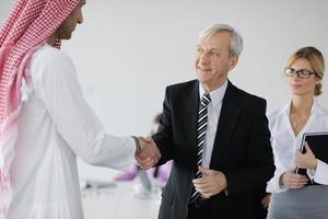 Arabic business man at meeting photo