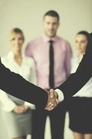 grupo de personas de negocios en reunión foto