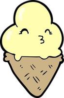 cartoon ice cream vector