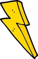 cartoon lightning bolt vector