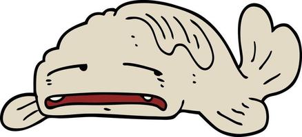 Ugly Blobfish Logo Design 8214047 Vector Art at Vecteezy