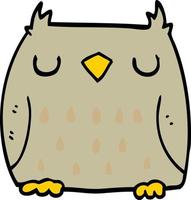 cute cartoon owl vector