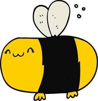 cute cartoon bee vector