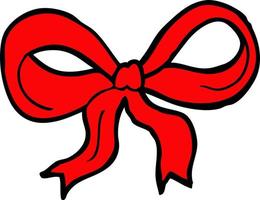 cartoon decorative bow vector