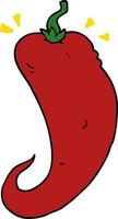 cartoon chili pepper vector