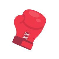 Boxing gloves. Fighting sports competition. vector