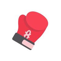 Boxing gloves. Fighting sports competition. vector