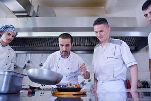 chef preparing food photo