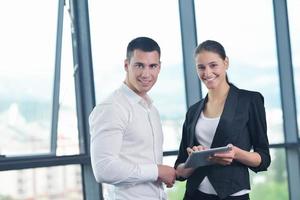 business people in a meeting at office photo