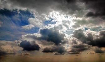 Cloudy sky view photo