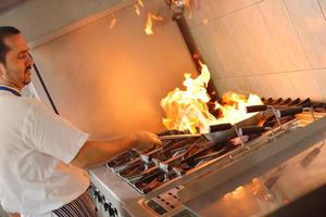 chef preparing food photo