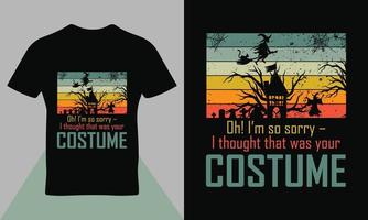 diseño de camiseta de tipografía de cita de feliz halloween vector