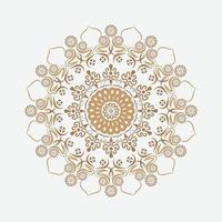 mándala de flores. elementos decorativos antiguos. patrón oriental, ilustración vectorial. islam, árabe, indio, turco, pakistán, chino, motivos otomanos y colores de cristales vector