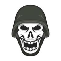 army skull head vector