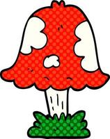 cartoon doodle mushroom vector