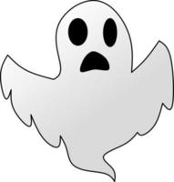 Simple ghost for logo, icon, symbol, halloween, design or trick or treat vector