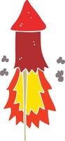 flat color style cartoon firework vector