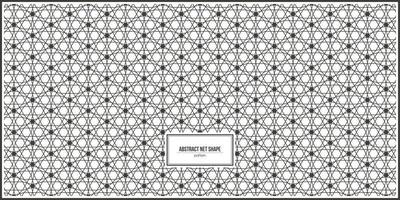 unique abstract net shape pattern vector