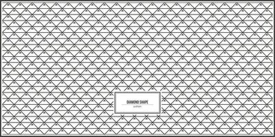 simple diamond shape pattern for bussiness card design vector
