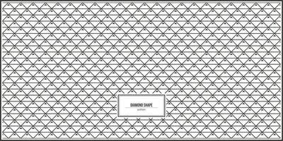 simple diamond shape pattern for bussiness card design vector