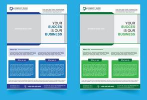 Corporate Flyer Design For Business vector