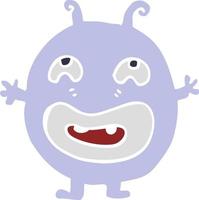 cartoon doodle monster vector