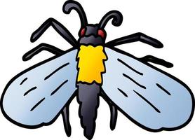 cartoon doodle bee vector