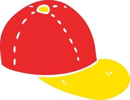 cartoon doodle peaked cap vector