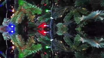 Kerstmis nieuw jaar kerstballen 3d animatie video