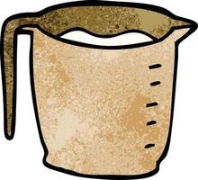 cartoon doodle jug vector