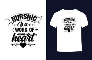 Nurse saying and quote vector t-shirt design.