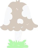 cartoon doodle mushroom vector