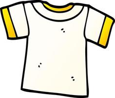 cartoon doodle tee shirt vector
