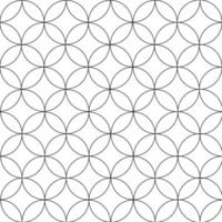 circle seamless pattern on white background. vector