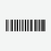 Sample Barcode icon isolate on white background. vector