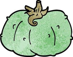 cartoon doodle winter squash vector