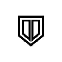 DD letter logo design with white background in illustrator. Vector logo, calligraphy designs for logo, Poster, Invitation, etc.
