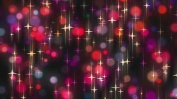 Abstract colorful bokeh light flare animated background video
