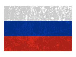 bandera de rusia, colores oficiales y proporción. ilustración vectorial vector