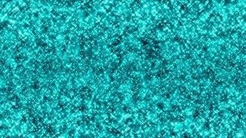 boucle bleu scintillement des particules d'étoiles sur fond noir video