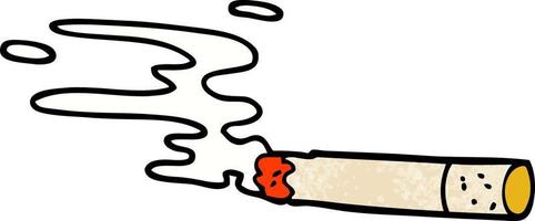 cartoon doodle cigarette vector
