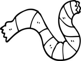 line drawing cartoon rope vector