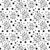 monster pattern vector illustration